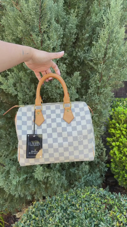 Louis Vuitton Speedy 25 – Damier Azur