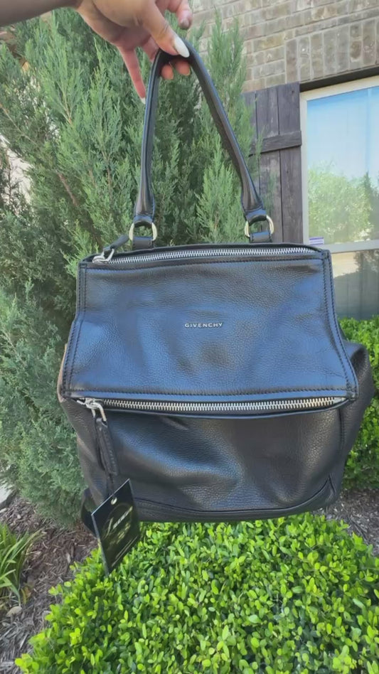 Givenchy Pandora Black Leather Backpack